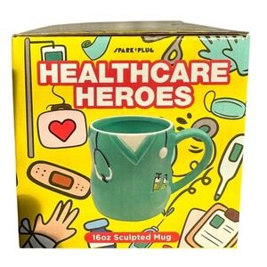 Healthcare mug, 16 ounce teal, new in box, nurse, doctor,‎ PA, ARNP, student,